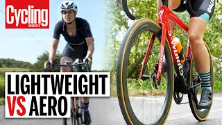 Lightweight vs Aero: Time Trial and Hill Climb Challenge | Cycling Weekly