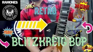 The RAMONES /Blitzkrieg Bop - Guitar Cover ft.Jimmy Neutron