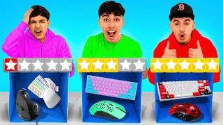 Brothers Randomly Choose 1 Star VS 5 Star Fortnite Keyboard & Mouse Combos!