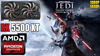 Star Wars Jedi: Fallen Order : RX 5500 XT | 1080P & 1440P | Medium, High & Epic Settings