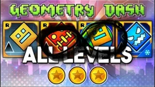 Geometry Dash all levels, but increases the speed to infinity !!!