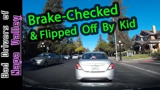 Angry Mother Gets Offended By A Honk - Her Child Flips Me Off