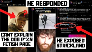 Israel Adesanya RESPONDS! Goes On A Twitter Spree? EXPOSED Sean Strickland? Makes It Worse?