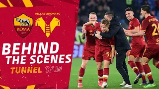 BEHIND THE SCENES 👀 | Roma v Verona | Tunnel CAM 2021-22