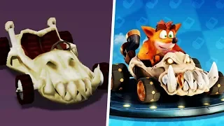 CTR: Nitro-Fueled & Crash Tag Team Racing Comparison | Characters + New Karts | Part 2