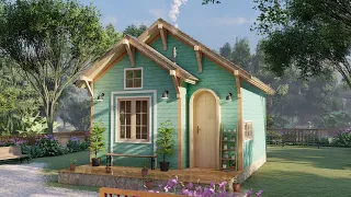 ( 320 sqft ) Coziest Tiny House Design 5 x 6 m ( 16 x 20 Ft ) Cozy Home