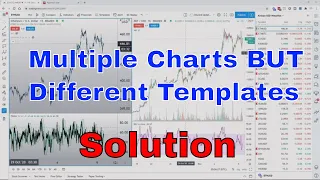 Tradingview Multiple Chart Layout With Different Template Settings Problem Fixed