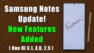 Samsung Notes Gets New UPDATE - 3 New Features Added (for All Samsung Phones)