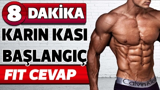 8 Minute ABS | 8 Dakikada Düz Bir Karın | Karın Kası Nasıl Yapılır Seviye 1 [ Uzaktanpt.com ]