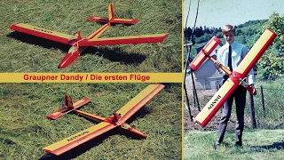 Erste Flüge Graupner Dandy ein Super 8 Film aus dem Jahr 1969