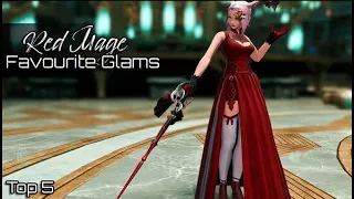 My Top 5 Favourite RED MAGE Glams | FFXIV Glamour