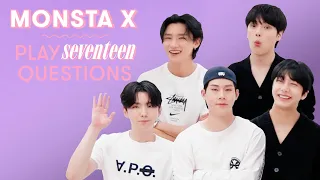 Monsta X Reveal Their Fave K-Pop Group, How They Flirt and More | 17 Questions | Seventeen