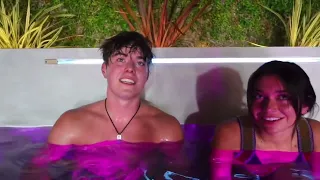 Brent’s DELETED video of Jeremy and his TikTok crush Tabitha with Lexi, Andrew, Brent in hot tub
