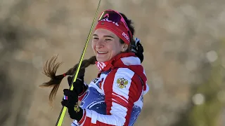 Российские лыжницы завоевали золото в эстафете на этапе Кубка мира в Норвегии
