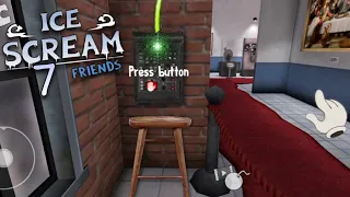 Ice Scream 7 Friends lis Fan Made Gameplay With Electric Door Ending || Ice Scream 7 Fan Made