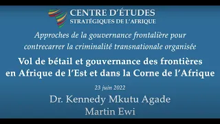 Vol de bétail et gouvernance des frontières en Afrique de l’Est et dans la Corne de l’Afrique