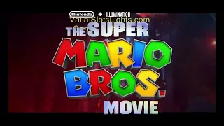 The Super Mario Bros. Movie bowser destroys the ice kingdom scene (no copyright)
