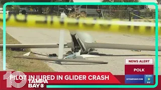 Pilot hospitalized after airplane glider crashes in Winter Haven neighborhood