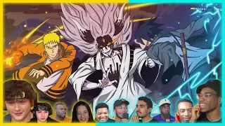 Naruto & Sasuke vs Momoshiki! REACTION MASHUP | Boruto Ep 65 [Animes Center]