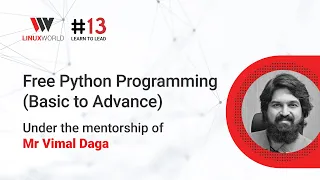 Exclusive FREE Python Programming Training (Basic to Advance) by the World Record Holder, Vimal Daga