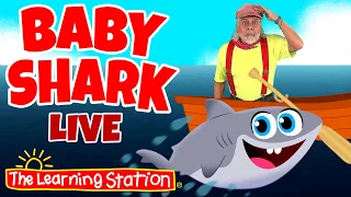 Baby Shark Live ♫ Brain Break ♫ Action Song ♫ Family Adventure ♫ Kids Songs by The Learning Station