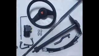 Комплект переоборудования рулевого управления Т-150 под насос дозатор.(полный)