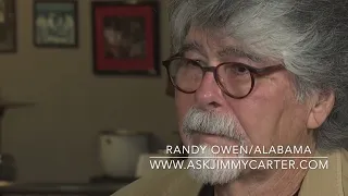 Randy Owen of Alabama talks with Jimmy Carter   HD 720p