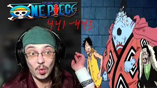 Luffy fights WITH Crocodile to save Ace One Piece reaction 441-443