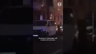 Video zeigt Schuss in Auto der Berliner Polizei an Silvester