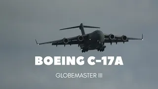 Boeing C 17A Globemaster iii Landing at Gibraltar (Short Version)