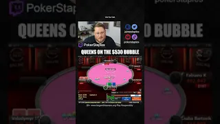 Queens on the $530 Bubble | PokerStaples Shorts