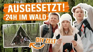 Ausgesetzt! 24h im Wald! - Bestehen Moritz, Julia & Jacob die SURVIVAL CHALLENGE? | MACH MAL mit OBI