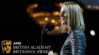 Jodie Foster and Jennifer Lawrence - United in Clumsiness. 2016 British Academy Britannia Awards.