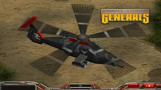 RAH-66 COMANCHE [3 Hard GLA vs 6 Helicopters]- Command & Conquer Generals Zero Hour