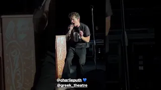 Charlie Puth performing “Light Switch” at Charlie The live Experience in LA | July 11, 2023