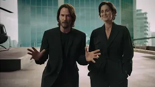 Keanu Reeves & Carrie-Ann Moss at The Game Awards 2021