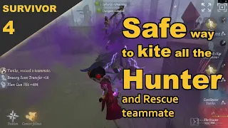 Safe way to kite all the Hunter - Survivor Rank #4 (Identity V)