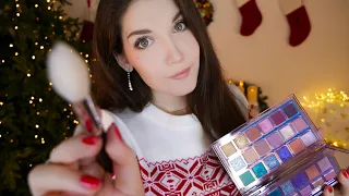 ASMR 💄Makeup for sister for New Year 🎄 [Roleplay]