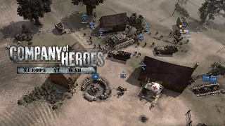 Company of Heroes Etavaux Wet 1vs2 Expert [Europe At War mod]