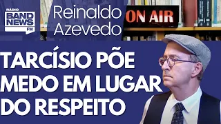 Reinaldo: PM de Tarcísio, truculência e escravidão. Governador substituiu o respeito à PM pelo medo