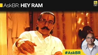 #AskBR On Hey Ram By Baradwaj Rangan | Kamal Haasan | Rani Mukerji