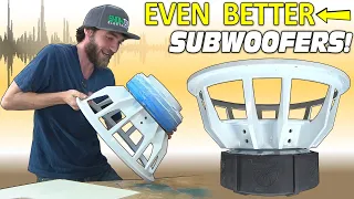 Making MY SUBWOOFERS EVEN BETTER!!! Custom 18" SUB Upgrade w/ THE BEST Hardware & Nice NEW Paint Job