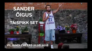 Sander Õiguse set Viljandi Cheersis 21/07/2018