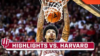 Harvard at Indiana | Highlights | Big Ten Men's Basketball | Nov. 26, 2023