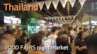 🇹🇭 2023 Jodd fairs night market scenes, Bangkok, walking tour
