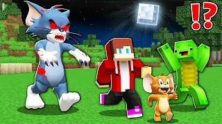 How Mikey and JJ and Jerry ESCAPE From SCARY TOM ? - Minecraft (Maizen)