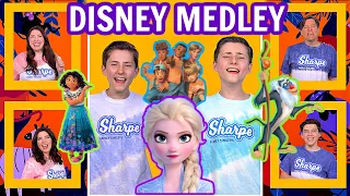 Family Sings EPIC DISNEY MEDLEY!!! - Cover by @SharpeFamilySingers✨🎤