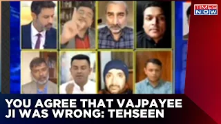 Tehseen Poonawalla Dares Anand Ranganathan To Agree Vajpayee Was Wrong For Going To The Shahi Imam