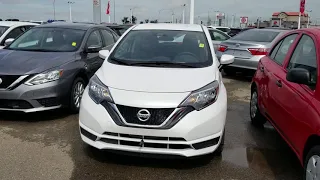 White 2018 Versa Note, Sherwood Nissan