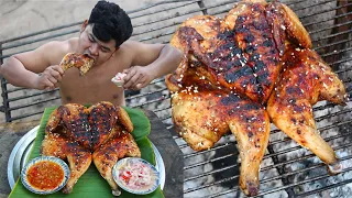 Roasted Chicken BBQ Recipe Eating So Delicious - Grilled Spicy Chicken BBQ KFC